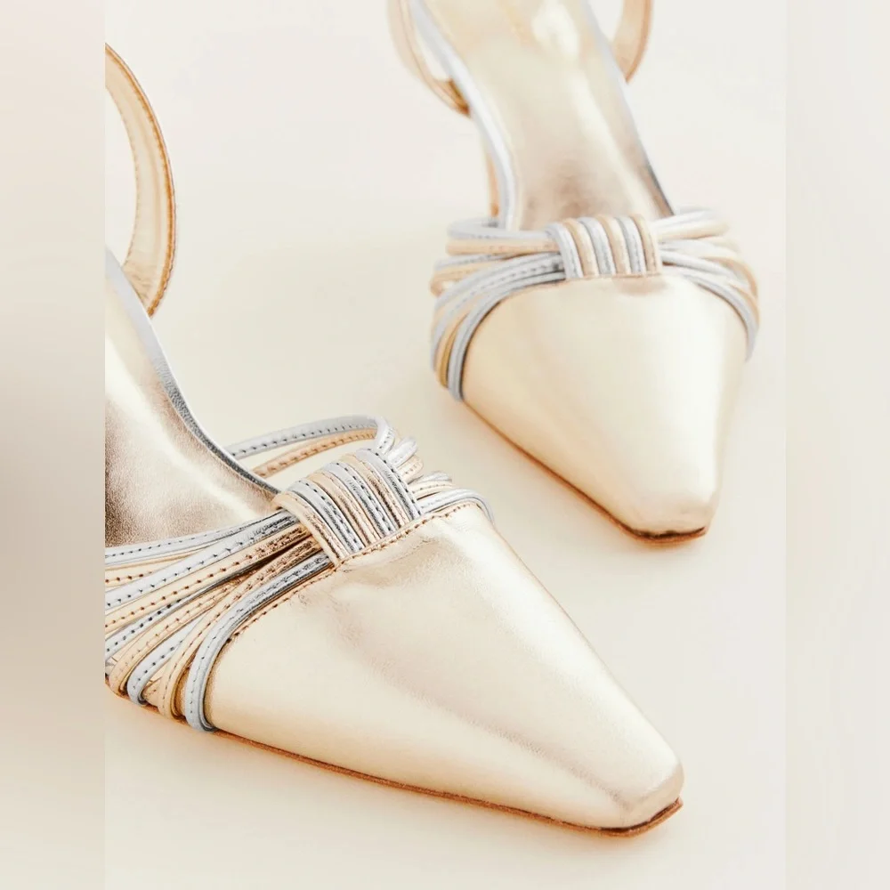 NWB Reformation slingback pumps